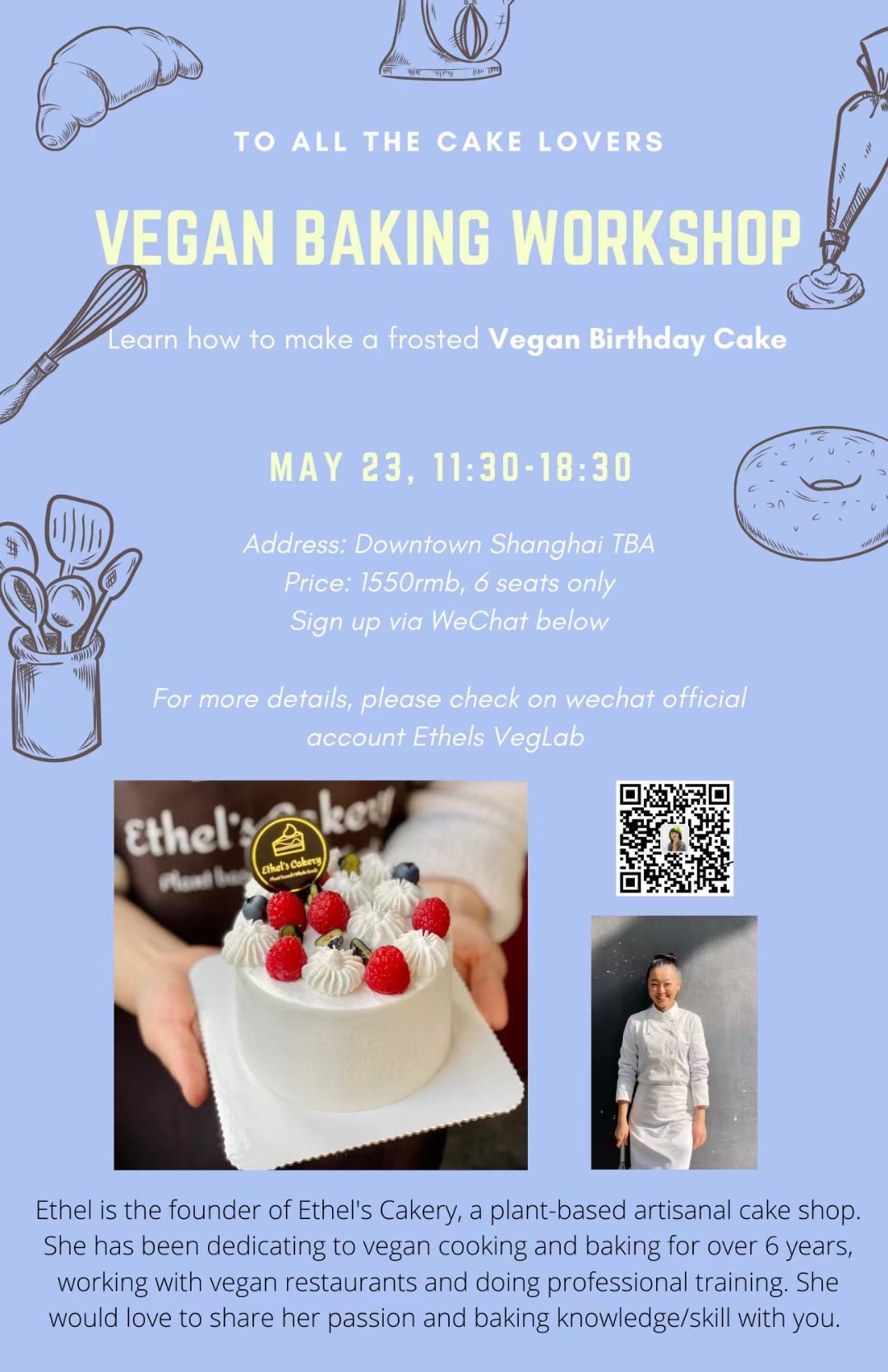 Vegan baking workshop | Shanghai Events