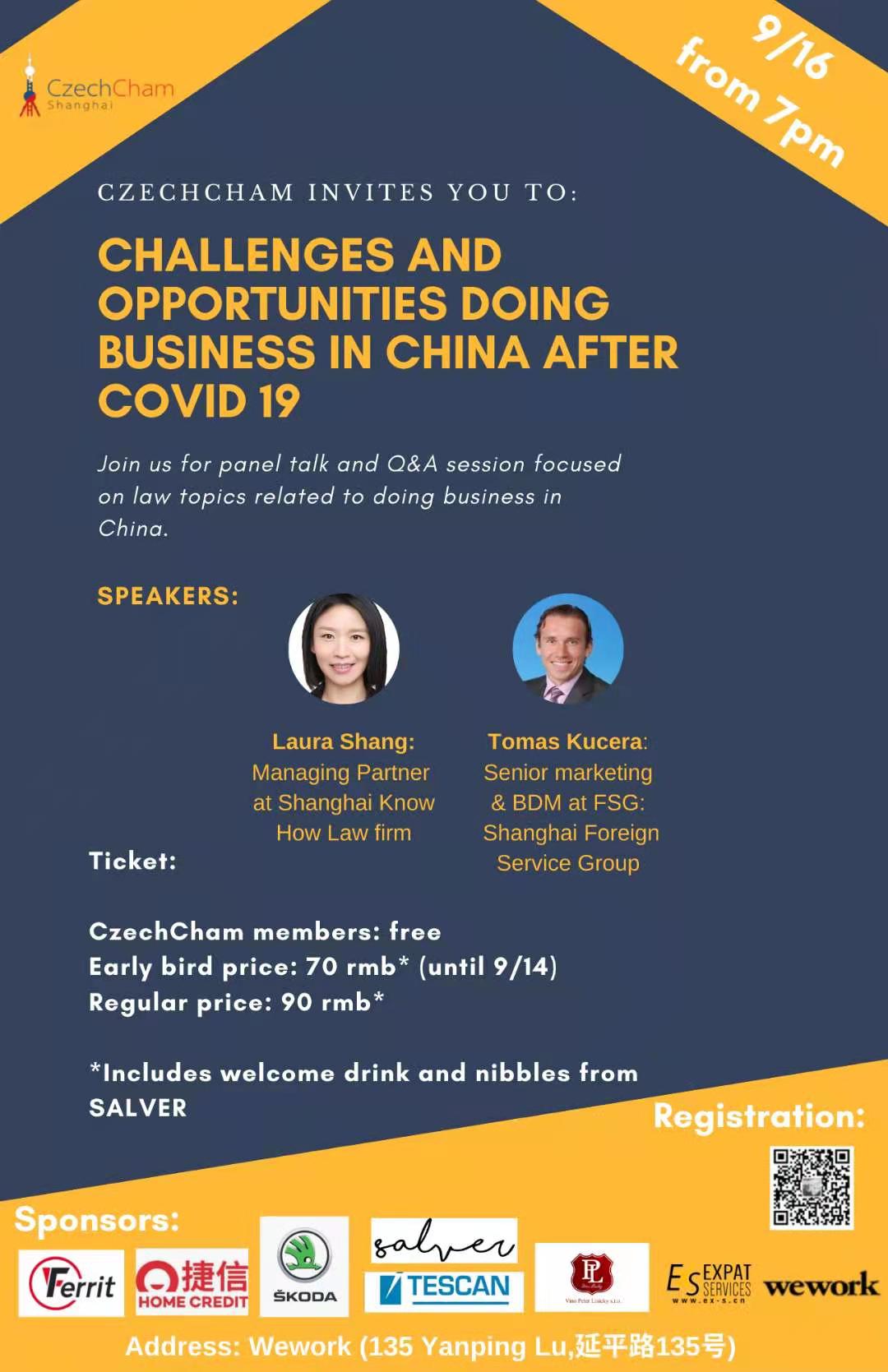 Challenges and opportunities doing business in China after COVID 19| Shanghai Events