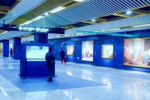 There’s a Prado Museum pop-up in this Shanghai metro station