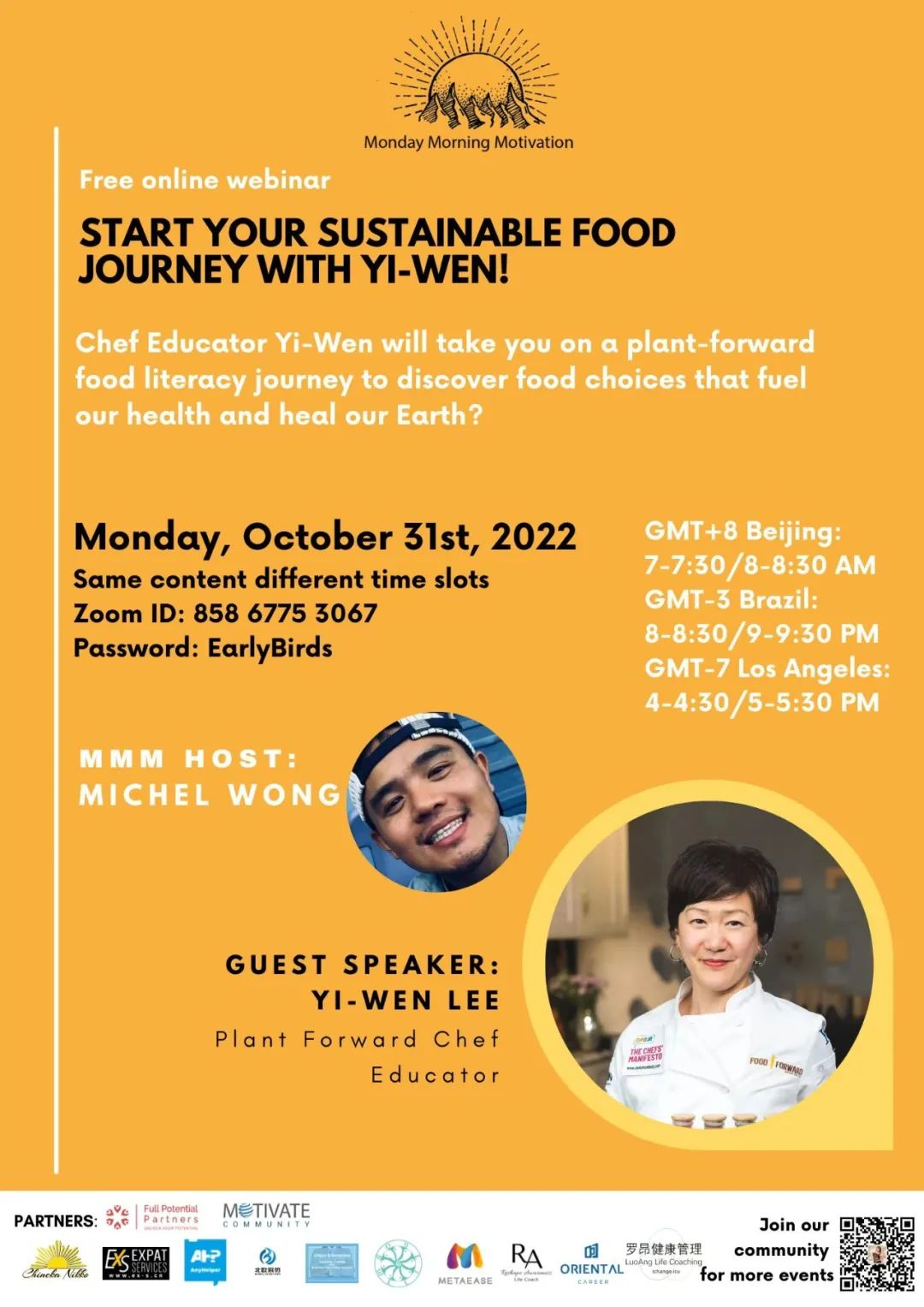 Start your sustainable food journey with YI-WEN